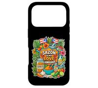 Sazón est ma Langue d'amour Coque pour iPhone 17 Pro
