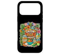 Sazón est ma Langue d'amour Coque pour iPhone 17 Pro Max