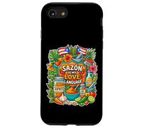 Sazón est ma Langue d'amour Coque pour iPhone SE (2020) / 7/8