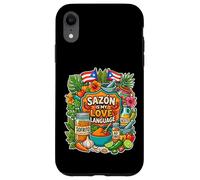 Sazón est ma Langue d'amour Coque pour iPhone XR