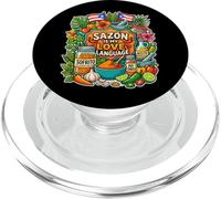 Sazón est ma Langue d'amour PopSockets PopGrip pour MagSafe