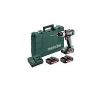 Metabo SB 18 L- Perceuse à Percussion avec 3 Batteries 2 Ah PAIRE 5O Nm G
