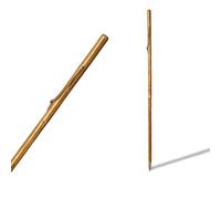 SB Bâton de randonnée Trekking en Bois de châtaignier Naturel 125cm avec Corde et Pointe en métal. Léger et Robuste, utilisez-Le sur Le Terrain Tout en respectant l'environnement.