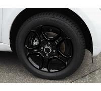 SB CarDesign 15 Pouces Autocollants de Jante pour Smart C453 Forfour Fortwo 5 Rayons Doubles Jante Autocollant - Noir