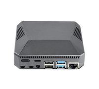 sb components Argon ONE Boîtier en aluminium de qualité supérieure pour Raspberry Pi 4 avec bouton d'alimentation sûr, Raspberry Pi 4 modèle B