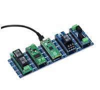 sb components Carte d'extension Raspberry Pi Pico avec 4 canaux d'extension (bleu) conçue pour Raspberry Pi Pico pour développer et construire des produits puissants