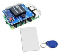 sb components Chapeau RFID pour Raspberry Pi avec écran OLED de 0,91", chapeau d'extension RFID Shield pour Raspberry Pi 4B/3B+/3B/2B/B+/A+/Zero et Zero W, lecteur RFID Raspberry Pi et carte de