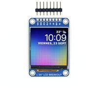 sb components Écran LCD de 1,54", module d'affichage LCD de 1,55" avec résolution de 240 x 240, couleurs RVB 65K, écran LCD d'interface SPI pour Raspberry Pi, Arduino