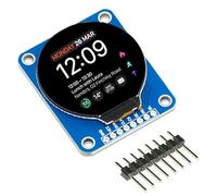 sb components Écran LCD rond de 1,3", écran LCD rond de 1,3", résolution 240 x 240, couleurs RVB 65 K, interface SPI pour Raspberry Pi, Arduino, etc.