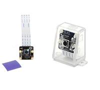 sb components Officiel Raspberry Pi Noir Caméra Module V2-8 mégapixels Photos, vidéo 1080p avec boîtier de la caméra (Clear)