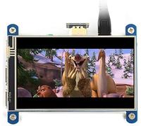 SB Components Raspberry Pi Écran LCD haute résolution 4" haute résolution 800 x 480 Écran tactile LCD interface HDMI IPS compatible avec Raspberry Pi 4/3B+/3B/2B/B+/B/A/Zero/Zero W