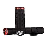 SB3 - Grips BIG One - Grips pour Vélo - Grand Confort, Excellente Prise en Main - Gomme Souple et Durable - Noir/Rouge