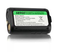 SB900C Batterie pour Shure SB900A, SB900B, Batterie Li-ION Rechargeable | compatible avec les systèmes Shure ULX-D, QLX-D, Axient Digital, AD1, AD2 ainsi que PSM900 et PSM100 3,7 V, 1800 mAh