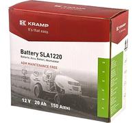 SBA2012KR Batterie gel démarreur tracteur tondeuse scellée 12 V 12 V 20 Ah Kramp