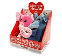#sbabam Doki Doki Hugs, Peluche Douce pour Les câlins, 2 pièces, Animaux de Jouets pour Enfants, Jouets pour Enfants et marionnettes de kiosque - Paire de marionnettes en Peluche pour Les Cadeaux