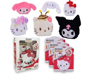 #sbabam Funny Box Hello Kitty Hand Warmer, Chauffe-Mains Micro-Ondes Portable et réutilisable, 3 pièces, Hello Kitty Gadget, Chauffe-Mains de Poche avec Kuromi, Cinnamoroll, Jouets Fille 3 Ans