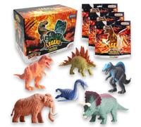 #sbabam Funny Box Legend of Animals Master of Jurassik Dinosaure pour Enfants Grands et Extensibles 3 pièces Kiosk Jouet avec T-Rex Tricératops et Autres - Cadeau pour bébé Animaux