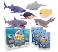 #sbabam Funny Box Legend of Animals - Sea Dominator, Animaux Jouets pour Enfants avec Cartes Incluses, 3 Pièces, Jeux pour Enfants en Kiosque, Orque et Autres Poupées à Effets Spéciaux