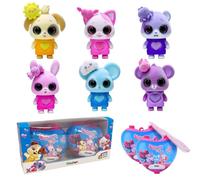 #sbabam Kokoro Emotions Funny Box avec 2 Personnages Surprises, Jouets de Collection avec émotions, avec Surprises et Autocollants décoratifs, âge 3 +