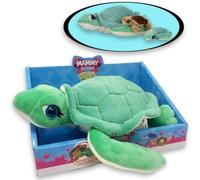 #sbabam Mammy Surprise Big Version Turtle Verte, Peluche Tortue 30 cm avec Mini Chiots Doux, Peluches Animaux pour Enfants, Jeux pour Enfants en Kiosque, Marionnette Tortue +3 Ans