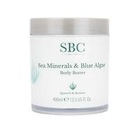 SBC Skincare - Crème hydratante pour le corps aux Algues bleues et sel marin - 400 ml - Illumine et raffermit la peau - Texture épaisse - Crème corporelle - Sea Minerals & Blue Algae Moisturising Gel