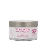 SBC Skincare Hydra-Collagen Masque crémeux à l'argile 100 ml, masque facial au collagène, détoxifie votre peau, affine les pores et améliore l'éclat