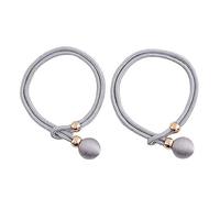 SBCGFY Attaches de Rideaux 6 pièces Type Coulissant Grande Boule de Fil Sangles de Rideau avec Corde de Sangle de Rideau Multicolore Accessoires de Rideau Couleur café(Gris)