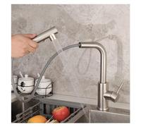 SBCGFY Chrome Kitchen Sink Faucet Modern Swivel Hot & Cold Water Mixer for Bathroom Vanities Durable Construction Stylish Design Easy Installation,A-A,C-A