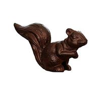 SBCGFY Statue d'écureuil Mignon Sculpture Simulation Statuette d'animal en Fonte Figurine Moderne Décoration d'intérieur Jardin extérieur Décoration de Cour Ornement Artisanat Meubles