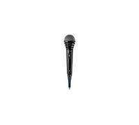 Philips SBCMD110/00 Microphone Filaire - Idéal pour Karaoké avec Captage Omnidirectionnel, Atténuateur Bruits Ambiants - Câble 1.5m - Noir