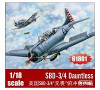 Sbd-3/4 Dauntless - 1:18e - I Love Kit