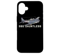 SBD Dauntless WW2 Avion de plongée américain Coque pour iPhone 16 Plus