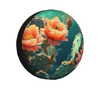 Sbdzc399 Housse de pneu de secours étanche à l'eau et à la poussière - Ajustement universel pour remorque, camping-car, SUV, camion, camping-car - 38,1 cm