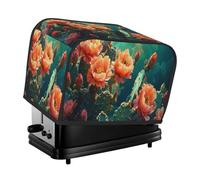 Sbdzc399 Housse pour grille-pain 2 tranches de cuisine avec poches Protection contre la poussière et les empreintes digitales