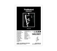 SBETFEDX The Weeknd Trilogie Album Poster sur toile Décoration murale pour salon, chambre à coucher 30 x 45 cm