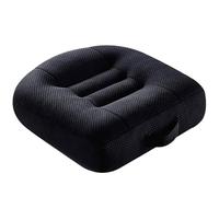SBFGH Coussin Siège Auto pour BMW 5 Series 5er Sedan F10 2010-2016, Protecteur de Coussin de siège de Voiture antidérapant, Coussin Rehausseur pour Voiture,A Black