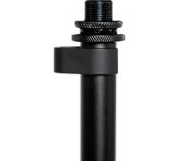 Shure by Gator Pied de micro SH-RBMICSTAND10 réglable en hauteur base ronde 25cm, embrayage rotatif