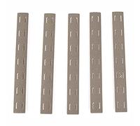 SBGJMY 5-Pack Mlok Rifle Handguard Protector Panneau de Protection de Rail en Caoutchouc pour Système de Garde-Main de Rail Mlok (Bronzer)
