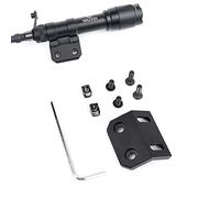 SBGJMY Support de Torche Décalé à 45 Degrés Tactique pour Lampes de Poche Série M300 M600 pour Système de Garde-Mains Mlok Keymod