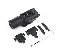 SBGJMY X300 Ultra Lampe Torche Light Lampe de Poche Torche à Allumage Constant/Instantané 600 Lumens pour Rail de Rail Picatinny MIL-STD-1913 (Noir)