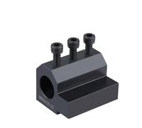 SBHA Porte-outil à tige droite pour tour CNC - 20 mm/25 mm/32 mm/40 mm - Outil à changement rapide - Acier trempé 42CrMo - Noir 25-25