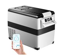 SBHLFXSX Réfrigérateur électrique pour voiture, 55 L, de -20 °C à 20 °C, avec contrôle par application, congélateur portable CC/CA pour camping et camion (45 L)