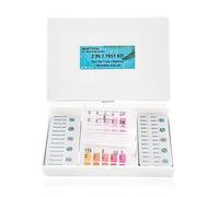 SBINTUOR Kit Testeur Piscine pH et Chlore 2 en 1, Comprimés Testeur Eau Piscine Test pH et Chlore/Brome pour Piscine Spa Jacuzzi, Produit Piscine Kit Analyse Eau (50 x DPD1 + 50 x Rouge Phénol)