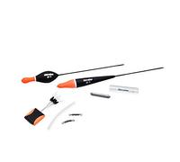 Sbirulino® Kit émeraude idéal pour la pêche à la truite, tremarelle avec flotteurs, vitrine, plomb slim, tourelle triple et stopper silicone