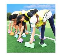 SBJKLYRN Accessoires pour activités de Team Building, Jeu de Pierres de rivière antidérapantes, Jeu de Travail d'équipe for l'intérieur et l'extérieur(Purple3 Pieces,23x15x5cm)