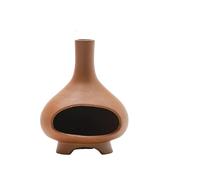 SBJKLYRN brûleur d'encens, Porte-encens Palo Santo en céramique - Élégant brûleur d'encens for la méditation, Le Yoga et la décoration intérieure(Red Clay)