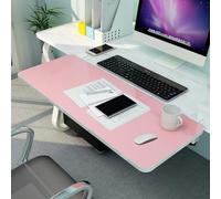 SBJKLYRN Clavier, Plateau de Clavier Pliable à 90°, Tablette d'accoudoir, Support for Coudes et Bras for réduire la Fatigue Musculaire, Plateformes en Bois(Pink,65x25cm(26x10Inch))