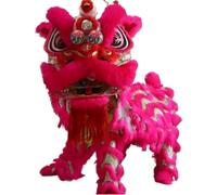 SBJKLYRN Costume de danse du lion, Art populaire traditionnel Danse du Lion Nouvel An chinois for deux adultes