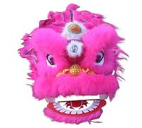 SBJKLYRN Costume de danse du lion, Tête Danse traditionnelle du lion Art populaire chinois Performance de danse dragon Sports plein air(A)