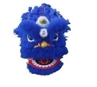 SBJKLYRN Costume de danse du lion, Tête Danse traditionnelle du lion Art populaire chinois Performance de danse dragon Sports plein air(H)